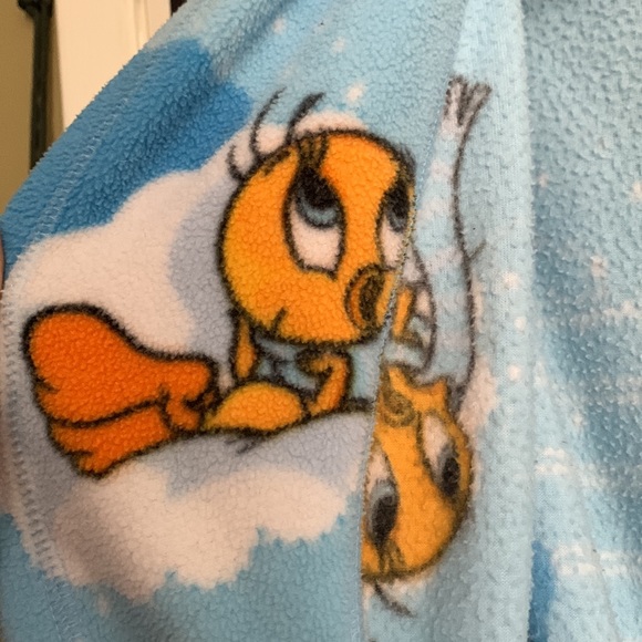 Tweety Bird Looney Tunes Housecoat/Robe - Picture 5 of 9